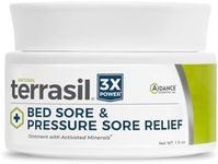 terrasil Bed Sores Treatment Cream & Pressure Sores Cream – Natural Ingredients for Healing of Bed Sores, Pressure Sores, Ulcers, Wounds, 3X Action for Soothing Relief (1.5 oz jar)