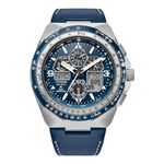 Citizen Men's Analogue-Digital Eco-Drive Watch with Leather Strap JY8148-08L