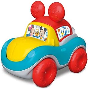Clementoni 17722 Coche desmontable Mickey Minnie Puzzle Car Disney Baby-Early, Neonato, Giocattoli di attività per bambini di 1 anno in su, prodotto in Italia, multicolore, Medio