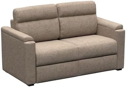 THOMAS PAYNE Signature Heritage Series 62" Dellmead RV Clickback Sleeper Sofa with Automatic, Adjustable Fold-Out Legs, Four Reclining Positions, Easy Transition - 2024044224
