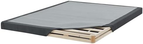 Hercules 4 Inch Low Profile Foundation Mattress Box Spring Replacement, Queen
