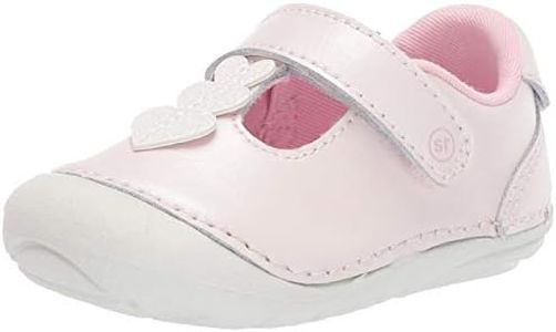 Stride Rite Soft Motion Baby and Toddler Lucia Casual Sneaker, Pink, 3 Wide Infant
