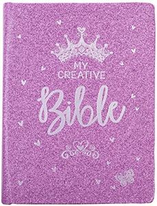 ESV Holy Bible, My Creative Bible For Girls, Hardcover w/Ribbon Marker, Illustrated Coloring, Journaling and Devotional Bible, English Standard Version, Purple Glitter (ESV Creative Editions Girls)
