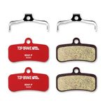 TOP BRAKE 2 Pairs Disc Bike Brake Pads for Shimano 4 Piston Saint BR-M810 M820 Zee M640 XTR-M9120, Deore XT BR-M8020, M8120,M6120,BR-MT420,MT510,MT520 Tektro HD M745 735 725 750 TRP,SL,Slate T4,G-S