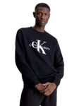 Calvin Klein Jeans Men's CORE MONOLOGO Crewneck J30J320933 Pullovers, Black (Ck Black), XL