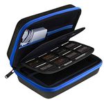 AUSTOR Hard Carrying Case for Nintendo 3DS Blue, Blue