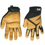 Klein Journeyman Leather Gloves, X-Large Tools 40222