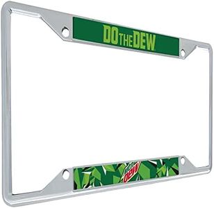 Desert Cactus Mountain Dew Metal License Plate Frame for Front or Back of Car Officially Licensed (Style 3)