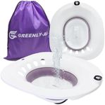 G GREENLY-AG Sitz Bath, Sitz Bath for Toilet, Electric Sitz Bath for Hemorrhoids Men and Women, Postpartum Care, Deep Cleansing, Portable Sitz Bath for Universal Toilet Seat