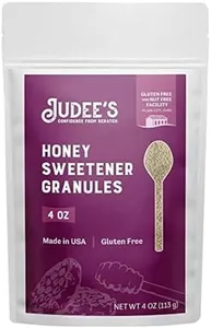 Judee's Honey Sweetener Granules - 4 oz - Delicious and 100% Gluten-Free - Great for Baked Goods, Tea, Coffee, and Yogurt - Topping and Sweetener