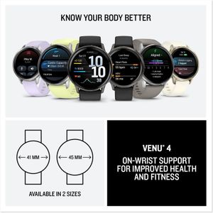 Garmin Venu 4 Smartwatch 41mm – Lunar Gold