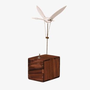 Goekhyrani Flying Swan Wooden Music Box 3D Wooden Puzzles for Adults, Gift Wrapped Music Box Christmas Valentine's Day, Desktop Home, Office, Living Room Decor