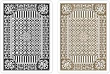 Black & Gold Premium Plastic Playing Cards, Set of 2, Poker Size Deck (Standard Index)