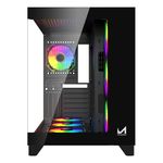 ICEMASTER Dynamite XL PRO Mid-Tower Computer Case/Gaming Cabinet - Black (7 Infinity Argb Fans) | Support EATX,ATX, Micro-ATX, Mini-ITX | Pre-Installed 3 Side Fans, 1 Rear Fan & 3 Bottom Fans