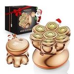 MAXGROOM PRO Head Shavers for Bald Men, Upgraded 7D Shaving Head Blade,55% Increase in Battery Capacity,7500-8800Rpm Mens Head Shaver,IPX6 Waterproof,Ergonomic Design,Type-C Charging(Gold, PRO)