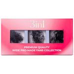 LLBA Promade Mix 750 Fans | Handmade Volume Eyelashes | Multi Selections From 5D To 12D | C CC D Curl | Thickness 0.03~0.1 mm | 9-18mm Length | Long Lasting | Easy Application 5D-0.07 D 11-12-13mm