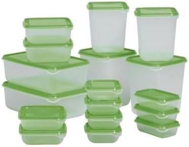 Ikea Plastic Pruta Bpa Free Food Container, Set of 17, Microwave, Freezer, Dishwasher-Safe , From#Bestshop201314