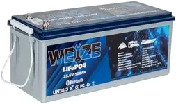 WEIZE 24V 100AH Bluetooth LiFePO4 L