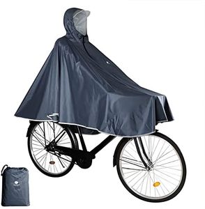 Anyoo Waterproof Rain Poncho Bike Bicycle Rain Capes Lightweight Compact Reusable for Adults