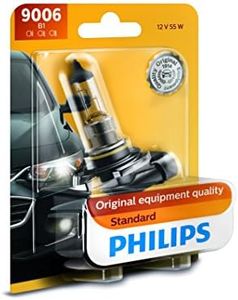 Philips 9006 Standard Halogen Replacement Headlight Bulb, Pack of 1