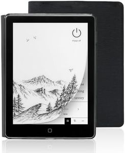 Veidoo 6 Inch E-Book Reader with Large E-Ink Screen, 32GB ROM, 758 x 1024, 212DPI, Adjustable SMARTlight, Android E-Reader, Built-in Speaker, WiFi E-Ink Tablet with Cover(Black)