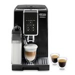 De'Longhi Dinamica, Fully-Automatic Whole Bean Coffee Machine, Cappuccino, Espresso, ECAM 350.50.B, Black,ECAM350.50.B