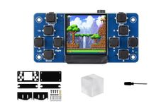 GamePi13 Game Console for Raspberry Pi Onboard 1.3inch LCD 240x240 Resolution, ST7789 Driver Chip, SPI Communication, 12 Customizable Buttons, 3D Visual Effect, IPS Display for Retro Gaming