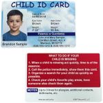 Kids Emergency ID Card with Photo - Child Safety Contact Card for School Daycare Travel - Waterproof Medical Alert Cards (Pack of 2)