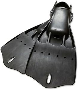ATACLETE Military Diving Fins, Jet-Styled Fins, Mil Spec Rubber Scuba Fin (Large (8-10) US Mens)
