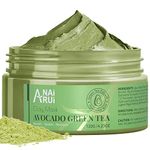 ANAiRUi Avocado Green Tea Clay Mask, Matcha Mud Mask, Hydrating, Moisturizing, Deep Pore Cleansing, Acne Treatment, Detox Spa Facial Mask, Face Masks Beauty, Skin Care, Christmas gifts 120g