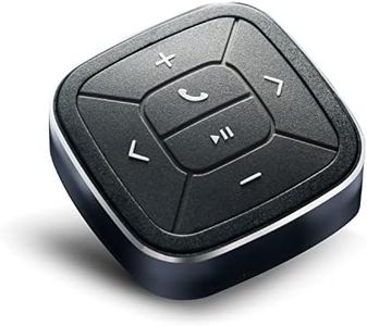 TUNAI Botón Control Remoto de botón - Bluetooth 5.0, IPX5, Control Remoto inalámbrico de 6 Botones para teléfonos Inteligentes iPhone y Android