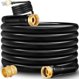 100 ft Heated Drinking Fresh Water Hose – Watering Line Freeze Protection Withstand Temperatures Down to -40°F – Lead&BPA Free, Anti-Freeze Heated Hoses for RV,Home,Garden, Outdoors,Camper,Trailer