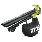 RYOBI - 18 Volt ONE+ cordless vacuum blower and shredder - Brushless - 201km/h - OBV18, Black