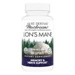 Host Defense® Lions Mane Capsules, Memory & Nerve Support, 60 count