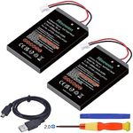 PS3 Controller Battery, Hisewen 2Pa