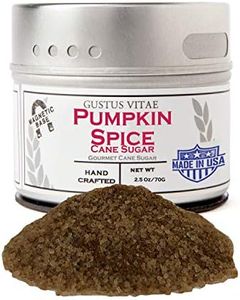 Pumpkin Spice Cane Sugar | Artisanal Infused Sugar | 1:1 Replacement For Plain Sugar | Gourmet Sweetener | All Natural, Non GMO | Hand Made, Small Batch | Made in USA | GlP-1 Friendly | Magnetic Tin | Gustus Vitae | #92
