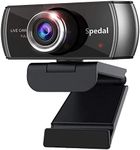 Spedal Webcam 1080P 30fps， HD Computer Webcam with Microphone for Desktop,100 Degrees Wide Angle Web Camera for Zoom Xbox YouTube Skype FaceTime Hangouts