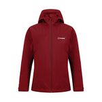 Berghaus Women's Fellmaster Gemini 3in1 Waterproof Jacket, Durable, Breathable Rain Coat, Syrah, 14