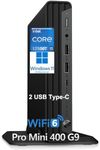HP Pro Mini 400 G9 Business Mini Desktop Computer, Intel 6-Core i5-12500T (Beat i7-11700T), 16GB DDR4 RAM, 512GB PCIe SSD, WiFi 6, Bluetooth, 2 Type-C, HDMI, 2 DisplayPort, Windows 11 Pro, Vent-Hear