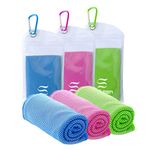 Cooling Towel, Cooling Towels 3 pack, Stay Cool Ice Towel, Cool Towel for Instant Cooling Relief, Cooling Towels for Neck, Cold Towel, Gym Towel Men Women Sweat Towels for Gym Sports Towel