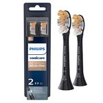 Philips Sonicare A3 Premium All-in-One Toothbrush Head, 2 Brush Heads, Black, HX9092/95