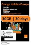 Orange Holiday Europe Prepaid SIM C