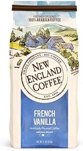 New England Coffee French Vanilla Medium Roast Ground Coffee 11 oz. Bag (Pack of 3)