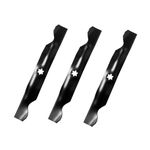 (3 Pack) 942-04053C Lawn Mower High Lift Blades Replacement for MTD/Cub Cadet/Troy-Bilt 942-04053B 742-04053 942-04056C Toro 112-0316, Fits Cub Cadet LT1050, LTX1050, RZT50 for 50'' Deck Mower