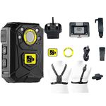 Brifield® BR1 MINI Body Camera QHD 1512p 64GB Internal Memory Card, Night Vision Body Cam, Body Worn Camera, Body Cameras Klick Fast Shoulder and Chest Harness