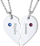 FindChic 2 Friendship Necklaces wit