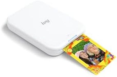 Canon Ivy 2 Mini Photo Printer, Print from Compatible iOS & Android Devices, Sticky-Back Prints, Pure White