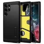 Spigen Tough Armor Case Compatible with Samsung Galaxy S22 Ultra 5G - Black