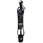 FCS Essential All Round Longboard Leash Black20 9ft0in Ankle