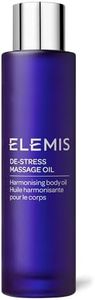 ELEMIS De-Stress Massage Oil | Harmonizing Oil Deeply Nourishes, Relaxes, and Calms the Body and Mind with a Blend of Essential Oils, 3.3 Fl Oz